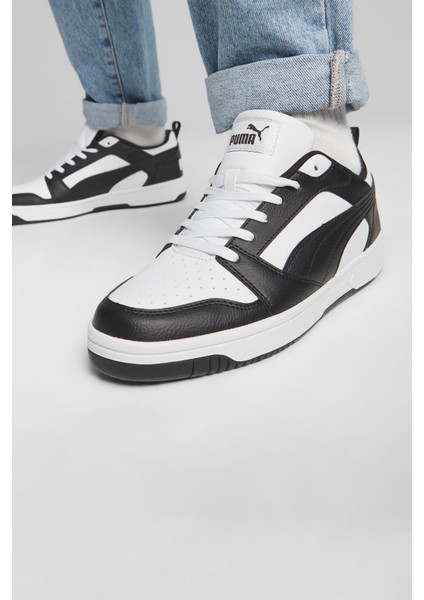 Rebound v6 Low Siyah Erkek Sneaker