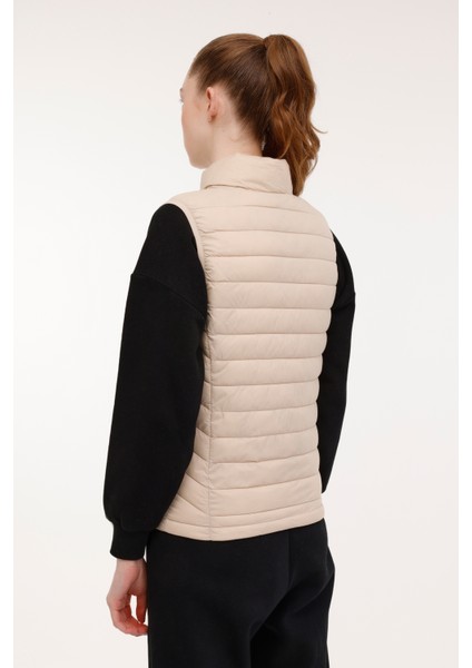 WB VEST 4SN34 4PR Ekru Kadın Yelek