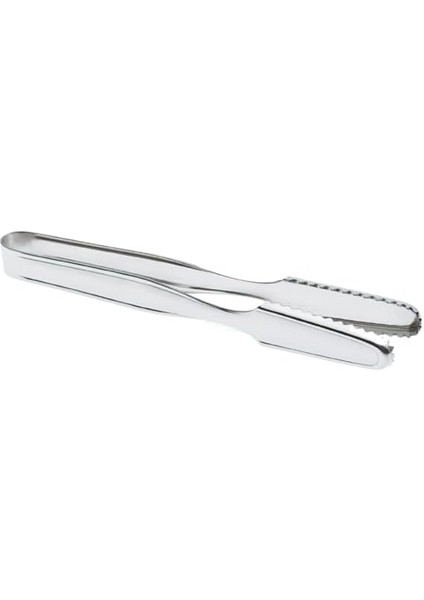 16 cm Çelik Buz Maşası 18/10 Paslanmaz Çelik Kalın Dayanıklı Ergonomik Tasarım