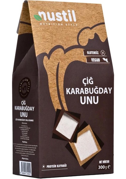 Nustil Çiğ Karabuğday Unu 300G