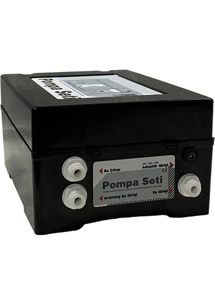 Su Arıtma Cihazlarına Uyumlu Kutu Pompa Seti – 75 Gpd, 24V, Kolay Kurulum modelleri