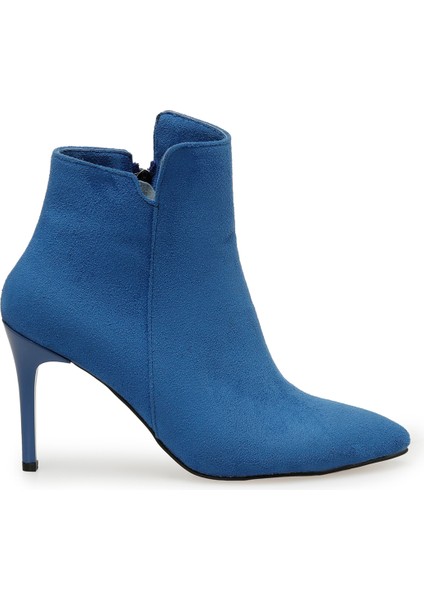 Cyrus 3pr Mavi Kadın Topuklu Bot