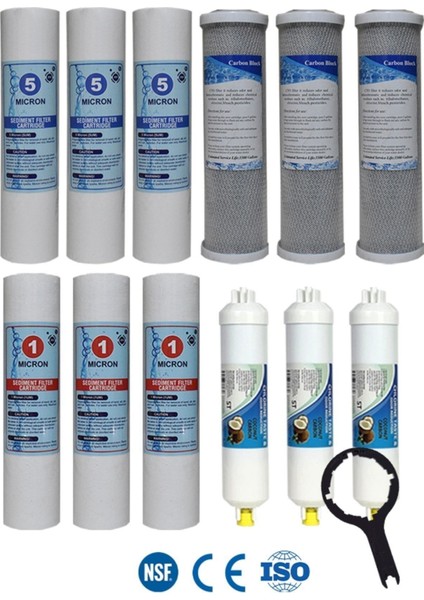 Açık Kasa Su Arıtma Cihazı Filtresi 4 Aşama Ekonomik Paket