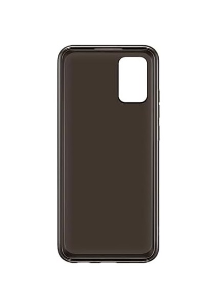Yumuşak Şeffaf Kılıf A026F Galaxy A02S Için - Siyah