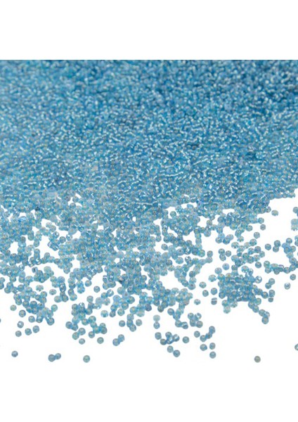 Kristal Gök Mavisi (11/0) 2 mm Kum Boncuğu 100 gr fiyatları