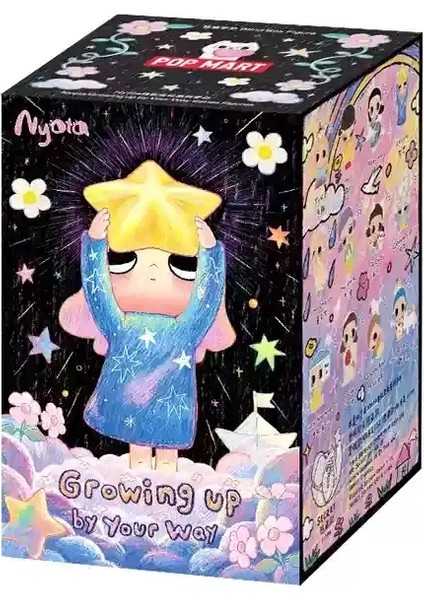 Popmart Nyota Your Way Series Blind Box Toys Caixa Aksiyon Figürü Sürpriz Model Hediyesi Hediyesi: Merhaba (Yurt Dışından)
