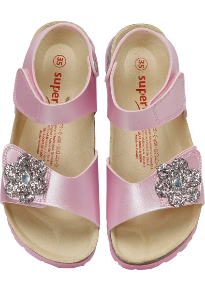SUPERFİT Superfit 1-000118-5500 Pembe Kız Çocuk Düz Sandalet