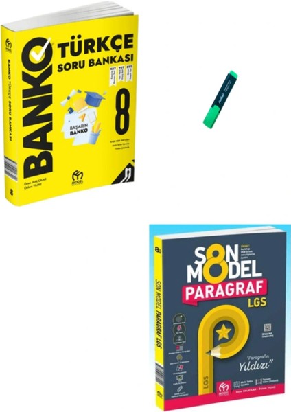 Lgs 8. Sınıf Banko Türkçe Soru Bankası ve Son Model Paragraf