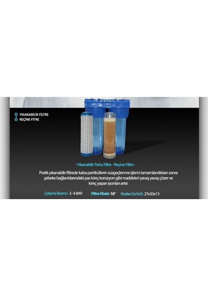 Daire Bina Sayaç Girişi 2 Aşama Su Arıtma Cihazı (Pas ,toz Tortu ,koku Önleyici Yumuşatma Sistemi) indirimleri