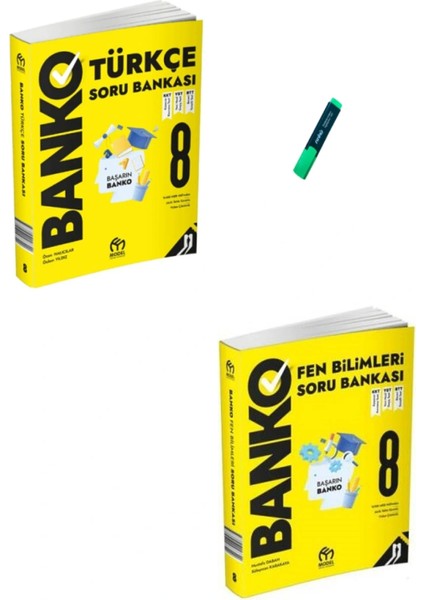 Lgs 8. Sınıf Banko Serisi Türkçe ve Fen Bilimleri Soru Bankası