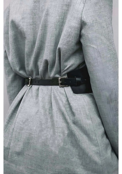 Deri Korse Kemer, Şık Deri Harness Kemer