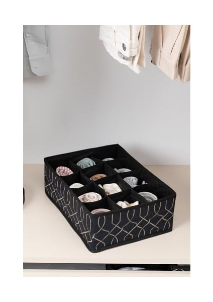 Kapısı Elegant Çekmece Içi Düzenleyici 12 Bölmeli Organizer (1)