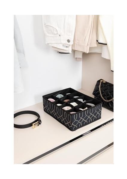 Kapısı Elegant Çekmece Içi Düzenleyici 12 Bölmeli Organizer (1)