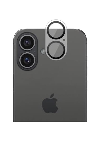 iPhone Kamera Lens Koruyucu, Iphone 16/16 Plus Uyumlu, Şeffaf