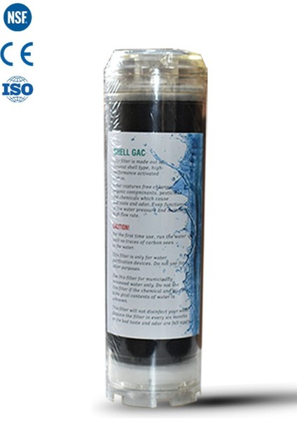 Su Arıtma Cihazlarına Uyumlu Açık Kasa Cihazına 12 Inç Shel Gac Filtre