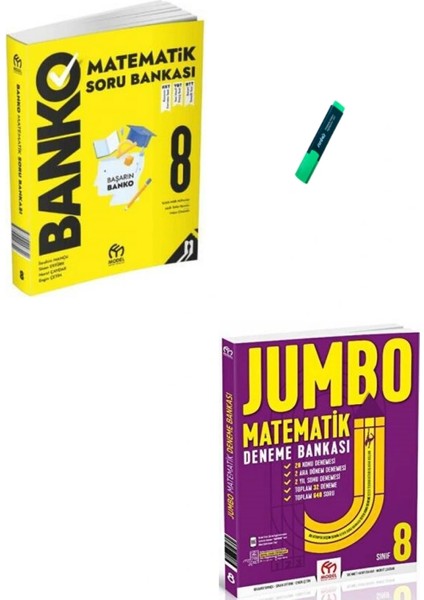 Lgs 8. Sınıf Matematik Banko Soru Bankası ve Jumbo Deneme