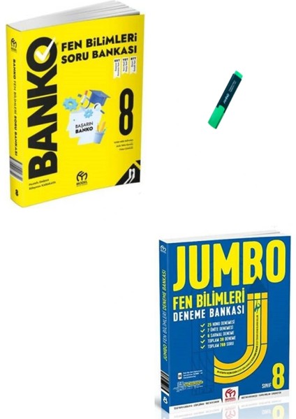 Lgs 8. Sınıf Fen Bilimleri Banko Soru Bankası ve Jumbo Deneme