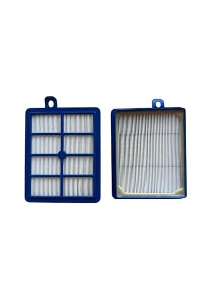 Süpürge Hepa Filtre - Mavi Plastik - 2 Adet - Aeg - Arçelik - Phılıps - Electrolux - Arnıca