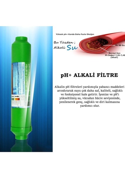 Tüm Su Arıtma Cihazları Uyumlu Ph+Alkaline Filtre fiyatları