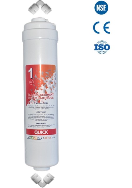 Kapalı Kasa 12 Inc Su Arıtma Cihazına Uyumlu Inline 1 Numara Sediment Filtre