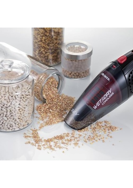 Islak & Kuru Şarjlı Süpürge 2474/00-3,6 V Güç Nikel/nı Mh Pil 1200 Mah, Çıkarılabilir Hazne, Katılar Için 400 ml Sıvılar Için 45 ml Hazne Kapasitesi, Çıkarılabilir ve Yıkanabilir Filtre