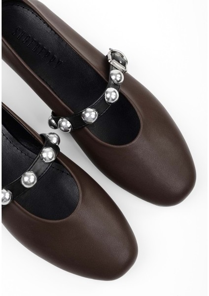 Kadın Velna Kahve Cilt Babet fiyatları