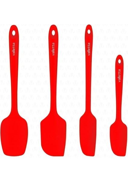 Osteris 4'lü Spatula Set Kırmızı