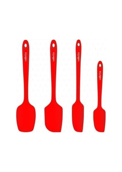 Osteris 4'lü Spatula Set Kırmızı