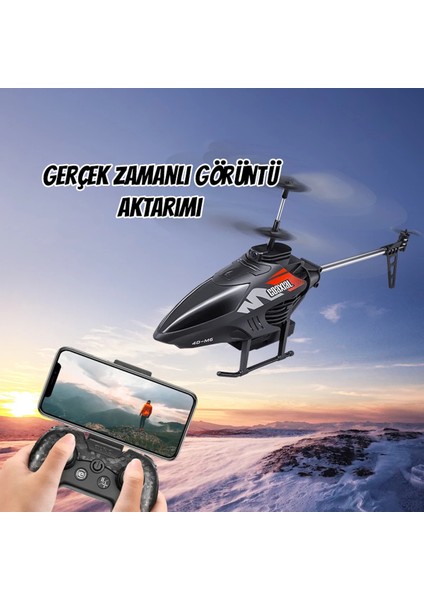 Hd Kameralı 2.4ghz Rc Helikopter Uzaktan Kumandalı Kameralı Uçan Helikopter Drone
