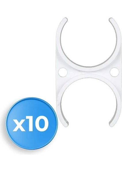 Su Arıtma Cihazı 2x2" Filtre Kelepçesi (Klips) 10 Adet