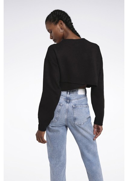 Actıv Coll Dreamblend Mıd Siyah Kadın Sweatshirt