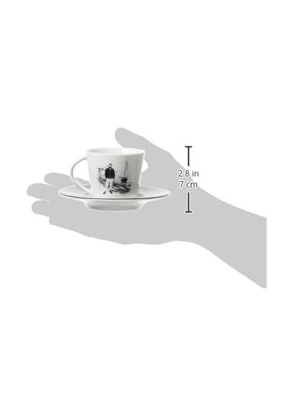 Porselen Centilmen Serisi Kahve Fincan Takımı Yelken, 100 ml fiyatları