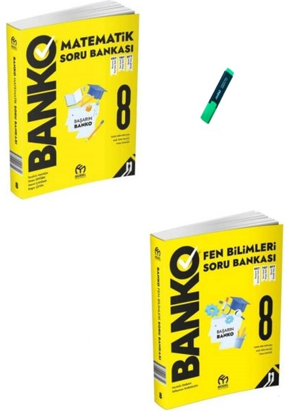 Lgs 8. Sınıf Banko Serisi Matematik ve Fen Bilimleri Soru Bankası