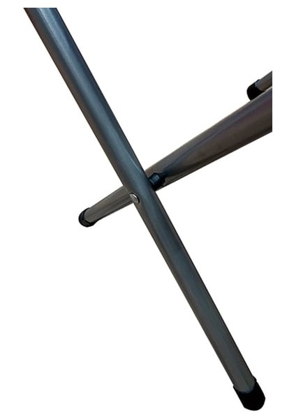 Katlanır Arkalıklı Piknik Tabure (4 Adet Set)