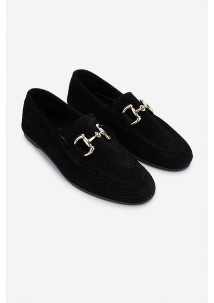 Kadın Hakiki Deri Siyah Süet Loafer Ayakkabı 1062 1003 Bn Ayk Y25 Sıyah Suet fiyatları