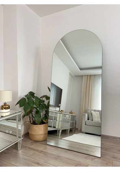 Çerçevesiz Model 180X80 cm Oval Ayaklı Boy Aynası