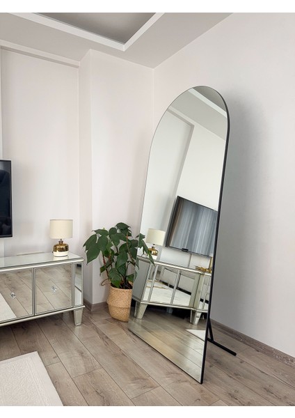 Çerçevesiz Model 180X80 cm Oval Ayaklı Boy Aynası