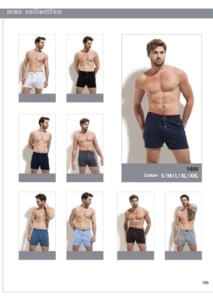 Erdem Erkek Penye Boxer 1400