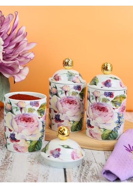 Rose Porselen Baharat Seti 3 'lü fiyatları