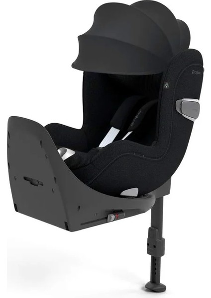 Sirona T Isize Plus (Terletmeyen Özel Kumaş) (Sephia Black) (360 Derece Dönen Adac'lı Isofix Bebek Oto Koltuğu 0-18 Kg)