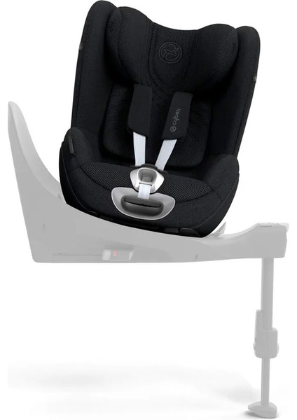 Sirona T Isize Plus (Terletmeyen Özel Kumaş) (Sephia Black) (360 Derece Dönen Adac'lı Isofix Bebek Oto Koltuğu 0-18 Kg)