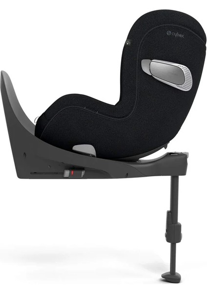 Sirona T Isize Plus (Terletmeyen Özel Kumaş) (Sephia Black) (360 Derece Dönen Adac'lı Isofix Bebek Oto Koltuğu 0-18 Kg)