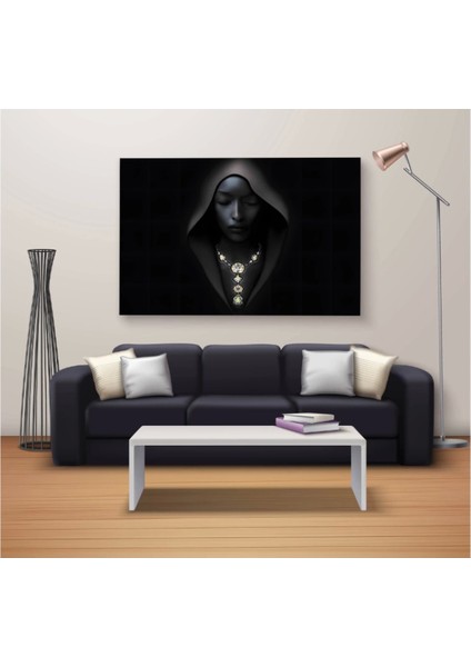 - Dekoratif Baskı Özel Tasarım Dikdödrtgen Kanvas Tablo 1636