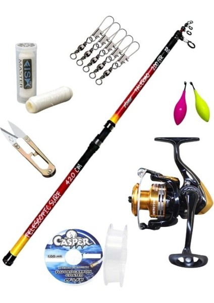 Tam Takım Surf Usta Olta Seti