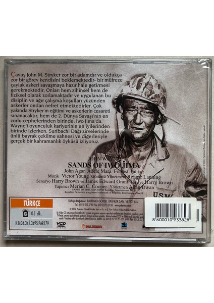 Iwo Jima Yanıyor VCD (Orjnal Dönem Baskı Cd)