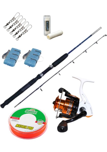 Tam Takım Profesyonel Tekne Olta Seti 180 cm