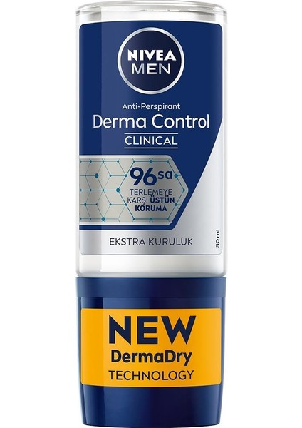 Derma Control Clinical Erkek Roll On Deodorant 50 ml