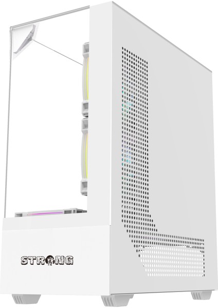 Diamond Beyaz 6X120MM Argb Atx Gaming Bilgisayar Kasası Powersız