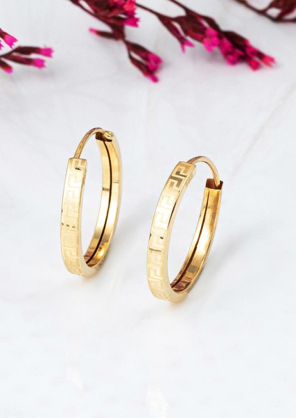 Versage 14 Ayar Altın Küpe 3 Cm. Çaplı fiyatları