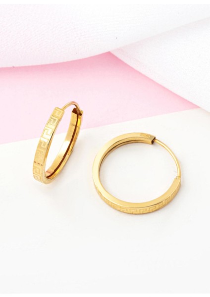 Versage 14 Ayar Altın Küpe 3 Cm. Çaplı fırsatları